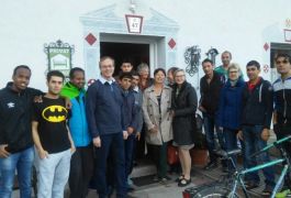Treffen mit Asylanten
